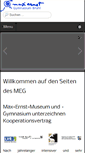 Mobile Screenshot of meg-bruehl.de